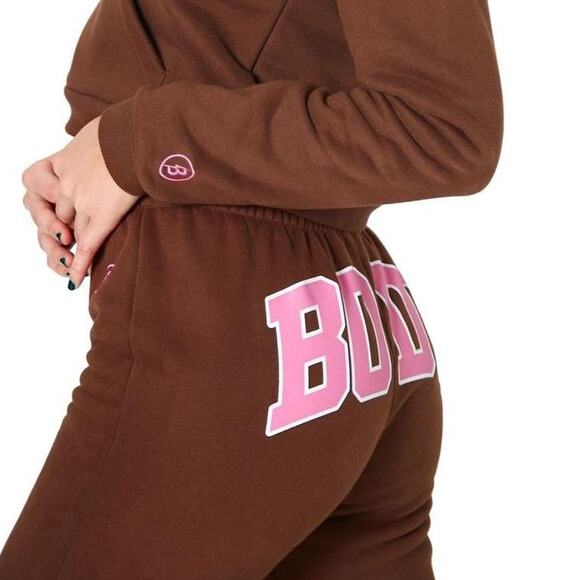 BODY by Raven Tracey sweatpants brown pink large - Picture 2 of 5